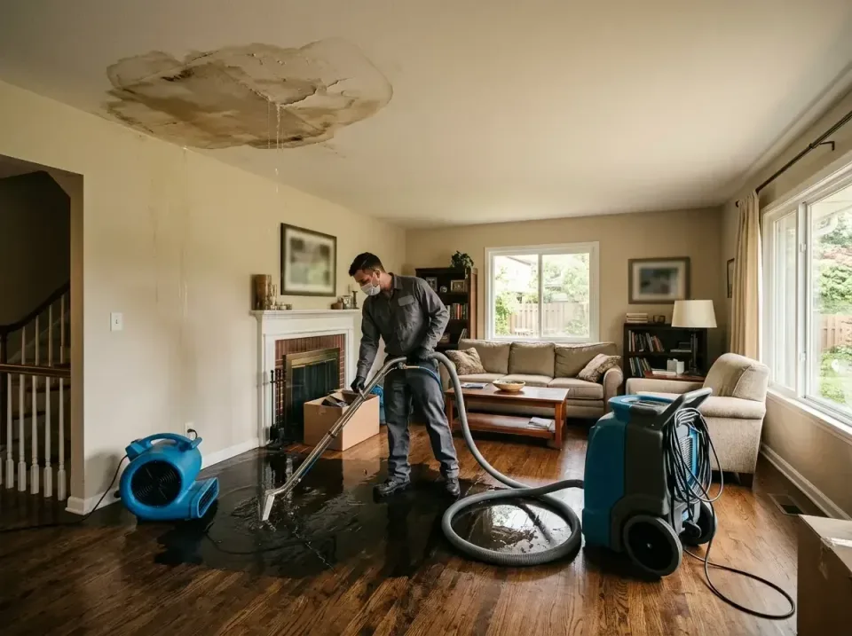 attic-pipe-burst-ceiling-drip-008 — frequently asked questions, Water Damage Restoration & Carpet Care in Hudson, OH